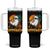 Tropical Summerween Boo Sheet Tumbler With Handle Funny Ghost Halloween Summer Beach Vibes TS02 One Size: 40 oz Black Print Your Wear