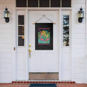 Summerween Zombie Pool Party Garden Flag Chillin and Thrillin Flamingo Float Summer Halloween TS02 Print Your Wear