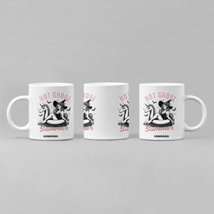 Hot Ghoul Summer Coffee Mug Retro Pin Up Witch Summerween Summer Beach Halloween Vibes TS02 Print Your Wear