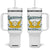 Retro Savannah Baseball Est. 2016 Tumbler With Handle Funny Banana and Ball Vintage Sports TS02 One Size: 40 oz White Print Your Wear