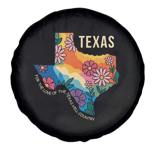 Texas Floral Boho Spare Tire Cover For the Love of the Texas Hill Country Southern Pride TS02 Print Your Wear