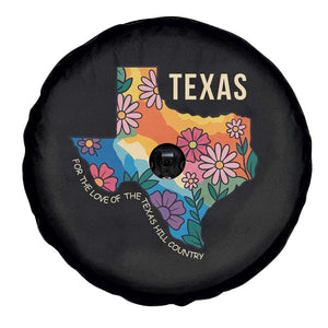 Texas Floral Boho Spare Tire Cover For the Love of the Texas Hill Country Southern Pride TS02 Print Your Wear