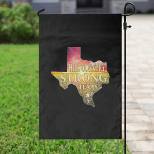 Hill Country Strong Texas Garden Flag Sunset Bluebonnet Resilience TS02 Print Your Wear