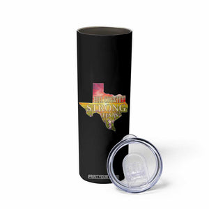Hill Country Strong Texas Skinny Tumbler Sunset Bluebonnet Resilience TS02 Print Your Wear