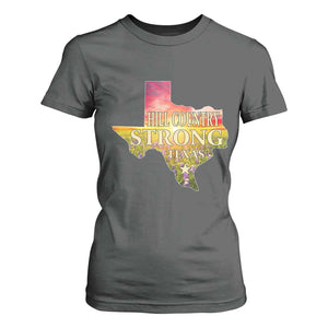 Hill Country Strong Texas T Shirt For Women Sunset Bluebonnet Resilience TS02 Dark Heather Print Your Wear