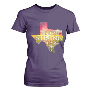 Hill Country Strong Texas T Shirt For Women Sunset Bluebonnet Resilience TS02 Purple Print Your Wear