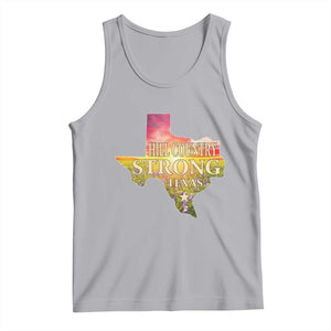 Hill Country Strong Texas Tank Top Sunset Bluebonnet Resilience TS02 Athletic Heather Print Your Wear