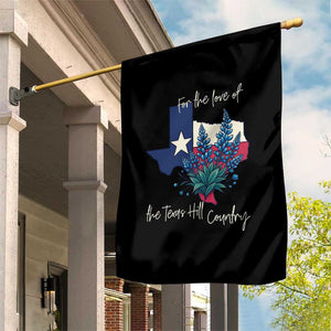 For the Love of the Texas Hill Country Garden Flag Bluebonnet Floral Patriotic Flag TS02 Print Your Wear