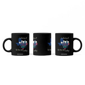 For the Love of the Texas Hill Country Coffee Mug Bluebonnet Floral Patriotic Flag TS02 Print Your Wear