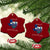 For the Love of the Texas Hill Country Ceramic Ornament Bluebonnet Floral Patriotic Flag TS02 Print Your Wear