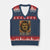 Funny Do It Lady Vintage V-Neck Knit Sweater Vest Retro 70s Mustache Guy Meme Parody TS02 Navy Red Print Your Wear