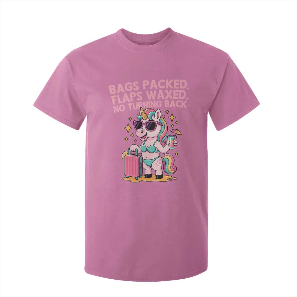 Funny Girls Trip Unicorn T Shirt For Kid Bags Packed Flaps Waxed No Turning Back Bikini Vacation Bachelorette TS02 Azalea Print Your Wear
