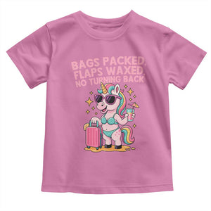 Funny Girls Trip Unicorn Toddler T Shirt Bags Packed Flaps Waxed No Turning Back Bikini Vacation Bachelorette TS02 Azalea Print Your Wear