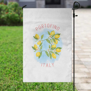 Portofino Italy Lemons Garden Flag Vintage Coastal Europe Travel Summer Vibe Aesthetic TS02 Print Your Wear