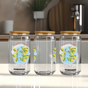 Portofino Italy Lemons Glass Can Vintage Coastal Europe Travel Summer Vibe Aesthetic TS02 Print Your Wear