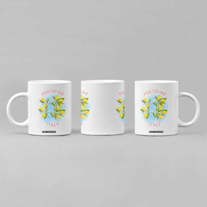 Portofino Italy Lemons Coffee Mug Vintage Coastal Europe Travel Summer Vibe Aesthetic TS02 Print Your Wear
