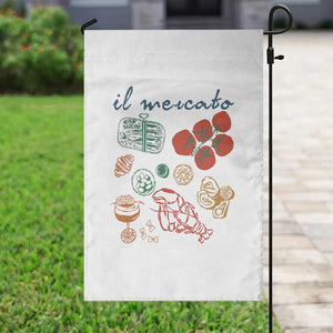 Il Mercato Italian Food Market Aesthetic Garden Flag Summer Amalfi Coast La Dolce Vita TS02 Print Your Wear