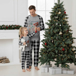 Il Mercato Italian Food Market Aesthetic Plaid Pajama Set Summer Amalfi Coast La Dolce Vita TS02 White Plaid Print Your Wear