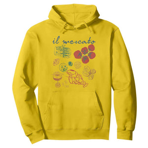 Il Mercato Italian Food Market Aesthetic Hoodie Summer Amalfi Coast La Dolce Vita TS02 Daisy Print Your Wear