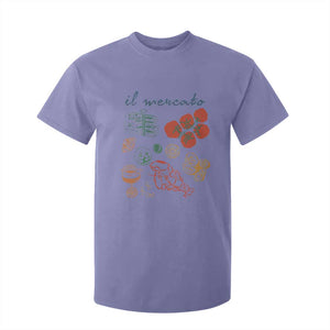 Il Mercato Italian Food Market Aesthetic T Shirt For Kid Summer Amalfi Coast La Dolce Vita TS02 Violet Print Your Wear