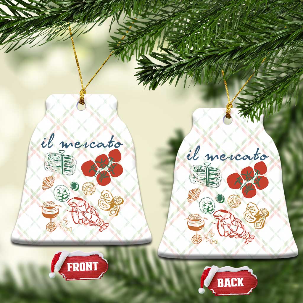 Il Mercato Italian Food Market Aesthetic Ceramic Ornament Summer Amalfi Coast La Dolce Vita TS02 Print Your Wear