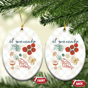 Il Mercato Italian Food Market Aesthetic Ceramic Ornament Summer Amalfi Coast La Dolce Vita TS02 Print Your Wear