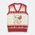 Il Mercato Italian Food Market Aesthetic V-Neck Knit Sweater Vest Summer Amalfi Coast La Dolce Vita TS02 Beige Red Print Your Wear