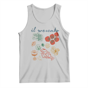 Il Mercato Italian Food Market Aesthetic Tank Top Summer Amalfi Coast La Dolce Vita TS02 Ash Print Your Wear