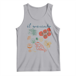 Il Mercato Italian Food Market Aesthetic Tank Top Summer Amalfi Coast La Dolce Vita TS02 Athletic Heather Print Your Wear