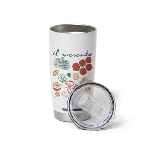 Il Mercato Italian Food Market Aesthetic Tumbler Cup Summer Amalfi Coast La Dolce Vita TS02 Print Your Wear