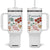 Il Mercato Italian Food Market Aesthetic Tumbler With Handle Summer Amalfi Coast La Dolce Vita TS02 One Size: 40 oz White Print Your Wear