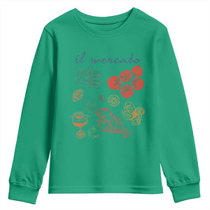 Il Mercato Italian Food Market Aesthetic Youth Sweatshirt Summer Amalfi Coast La Dolce Vita TS02 Irish Green Print Your Wear
