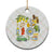 Italian Summer Scrapbook Ceramic Ornament Limoncello Seafood Coastal Italy La Dolce Vita TS02 1pc Christmas Plaid Print Your Wear