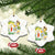 Italian Summer Scrapbook Ceramic Ornament Limoncello Seafood Coastal Italy La Dolce Vita TS02 Print Your Wear