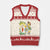 Italian Summer Scrapbook V-Neck Knit Sweater Vest Limoncello Seafood Coastal Italy La Dolce Vita TS02 Beige Red Print Your Wear