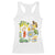 Italian Summer Scrapbook Racerback Tank Top Limoncello Seafood Coastal Italy La Dolce Vita TS02 White Print Your Wear