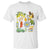 Italian Summer Scrapbook T Shirt Limoncello Seafood Coastal Italy La Dolce Vita TS02 White Print Your Wear