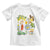 Italian Summer Scrapbook Toddler T Shirt Limoncello Seafood Coastal Italy La Dolce Vita TS02 White Print Your Wear