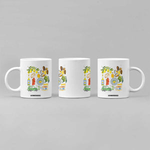 Italian Summer Scrapbook Coffee Mug Limoncello Seafood Coastal Italy La Dolce Vita TS02 Print Your Wear