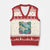 Ciao Bella Italy Amalfi Coast V-Neck Knit Sweater Vest Lemons and Florals Nostalgic Village TS02 Beige Red Print Your Wear