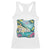 Ciao Bella Italy Amalfi Coast Racerback Tank Top Lemons and Florals Nostalgic Village TS02 White Print Your Wear
