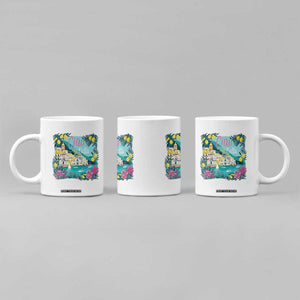 Ciao Bella Italy Amalfi Coast Coffee Mug Lemons and Florals Nostalgic Village TS02 Print Your Wear