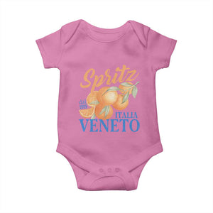 Spritz Italia Veneto Dal 1919 Baby Onesie Vintage Aperitivo Orange Italian Cocktail TS02 Azalea Print Your Wear