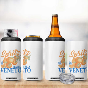 Spritz Italia Veneto Dal 1919 4 in 1 Can Cooler Tumbler Vintage Aperitivo Orange Italian Cocktail TS02 Print Your Wear