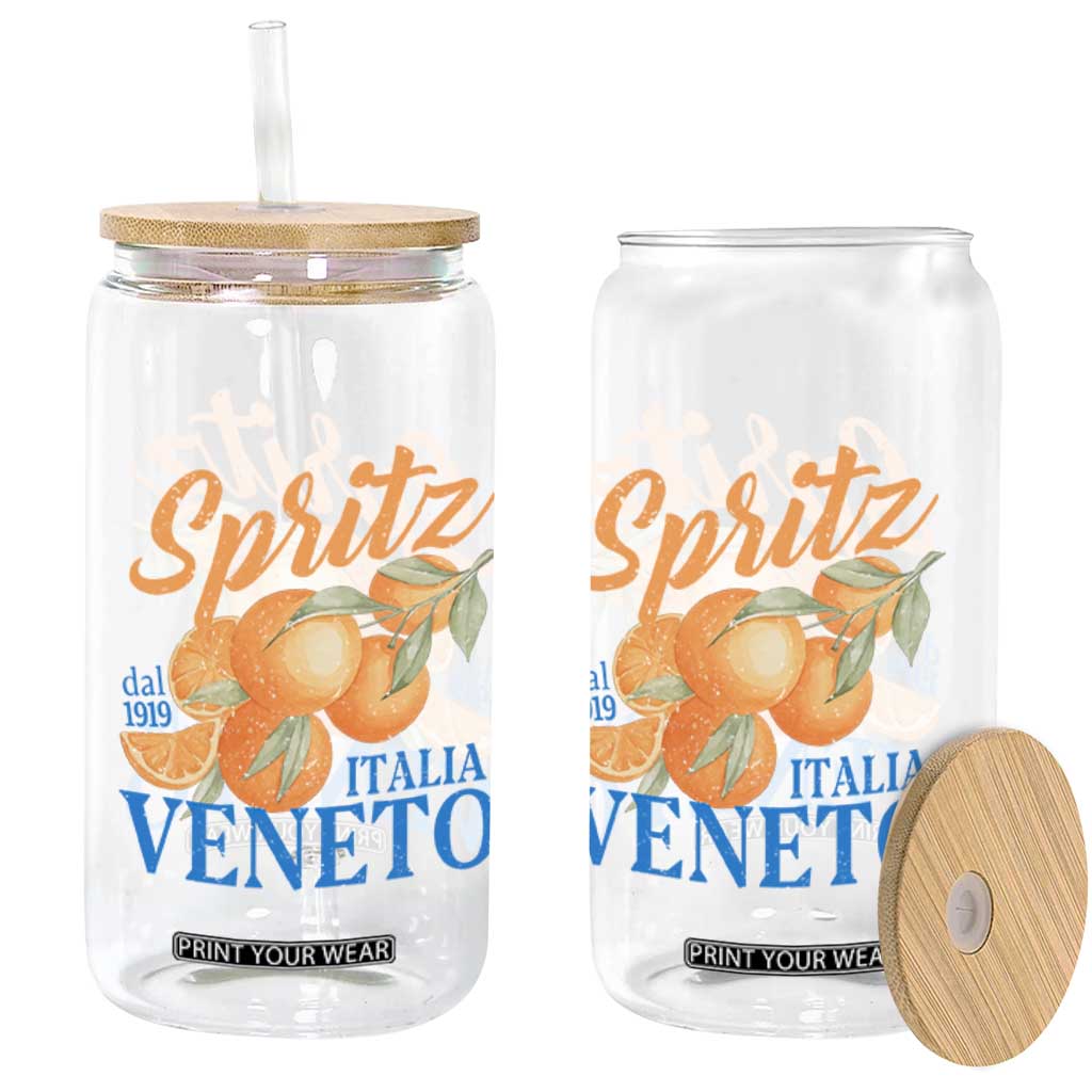 Spritz Italia Veneto Dal 1919 Glass Can Vintage Aperitivo Orange Italian Cocktail TS02 Print Your Wear