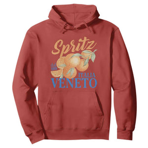Spritz Italia Veneto Dal 1919 Hoodie Vintage Aperitivo Orange Italian Cocktail TS02 Red Print Your Wear