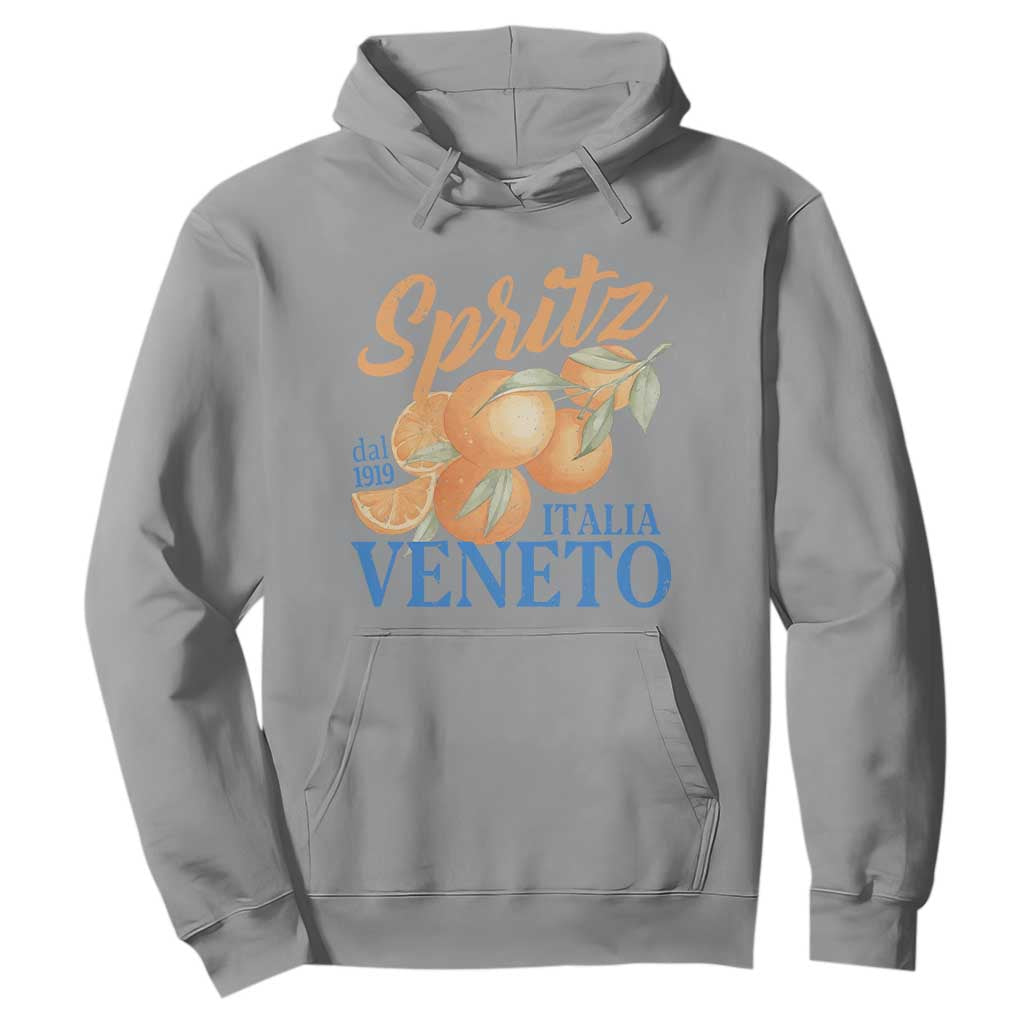 Spritz Italia Veneto Dal 1919 Hoodie Vintage Aperitivo Orange Italian Cocktail TS02 Sport Gray Print Your Wear