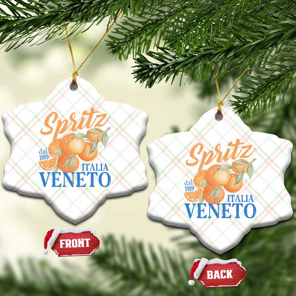 Spritz Italia Veneto Dal 1919 Ceramic Ornament Vintage Aperitivo Orange Italian Cocktail TS02 Print Your Wear