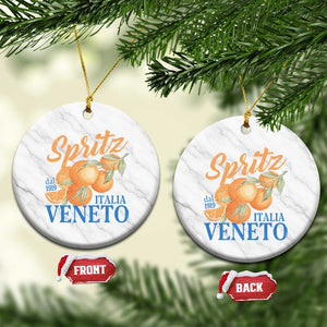 Spritz Italia Veneto Dal 1919 Ceramic Ornament Vintage Aperitivo Orange Italian Cocktail TS02 1pc White Marble Print Your Wear