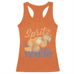 Spritz Italia Veneto Dal 1919 Racerback Tank Top Vintage Aperitivo Orange Italian Cocktail TS02 Orange Print Your Wear